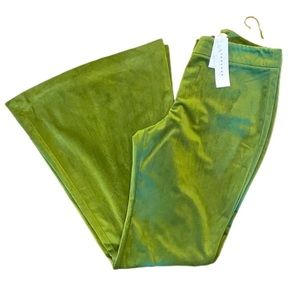 Topshop Velvet Bell Bottoms